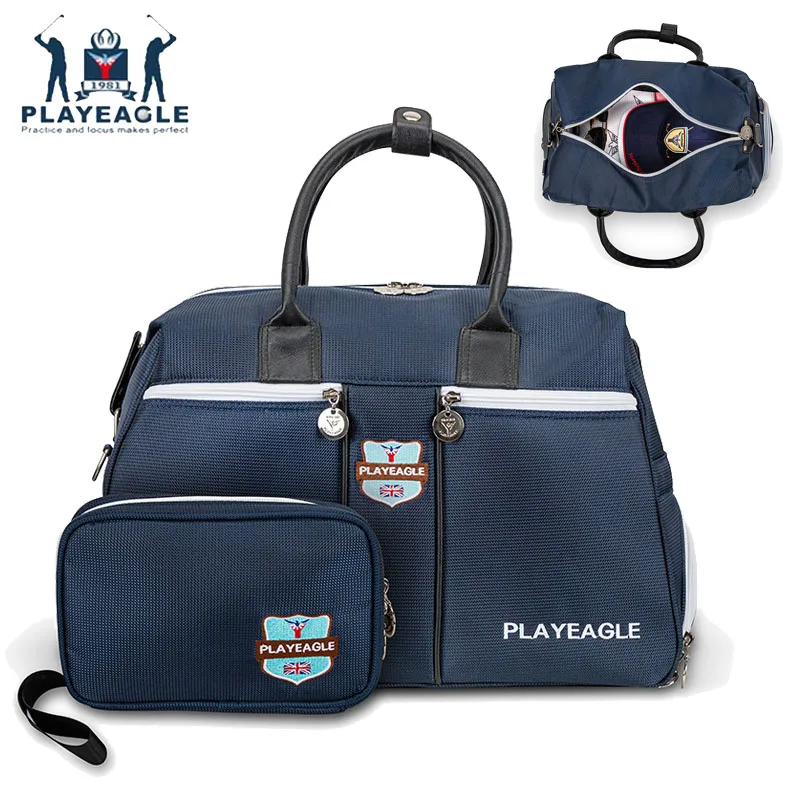 Большой Ёмкость Гольф Бостонская сумка с отдельным обувь области нейлон одежда