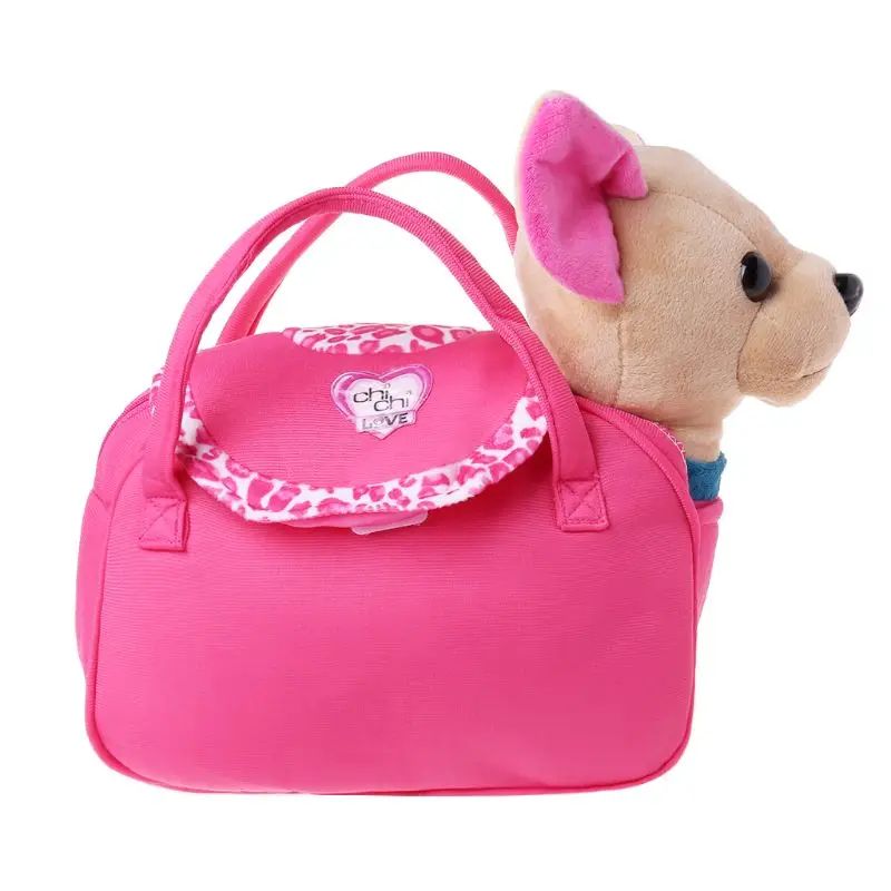 

Electronic Pet Robot Dog Zipper Walking Singing Interactive Toy With Bag For Children Kids Birthday Gifts