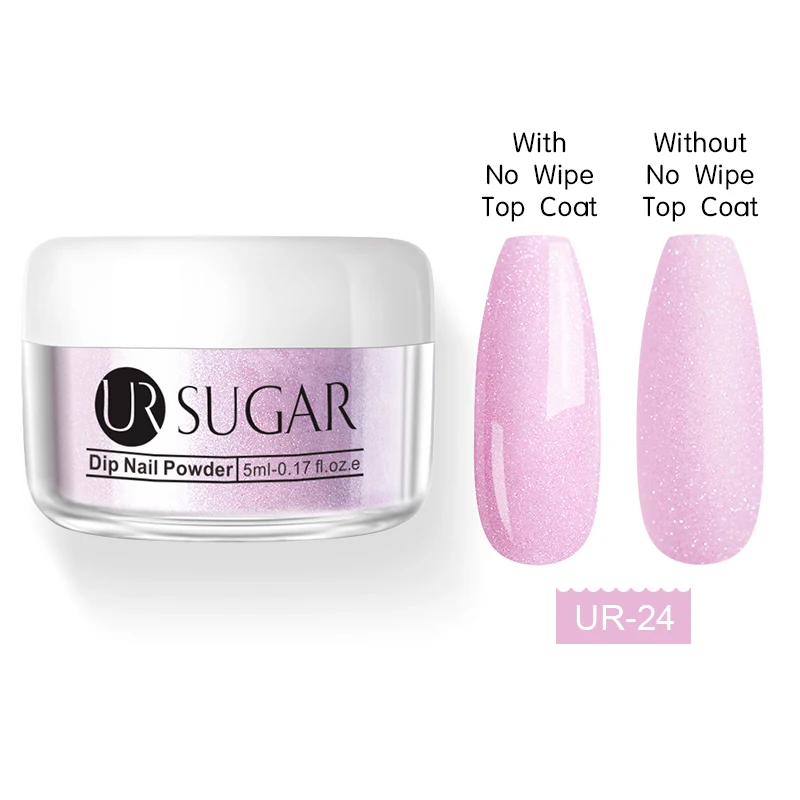 24 Ur Sugar, 5 мл, голографические Блестки для погружения ногтей, порошковые цветовые пигменты, пыль, для украшения ногтей, градиент, французский, натуральный, сухой, сделай сам - Цвет: 24