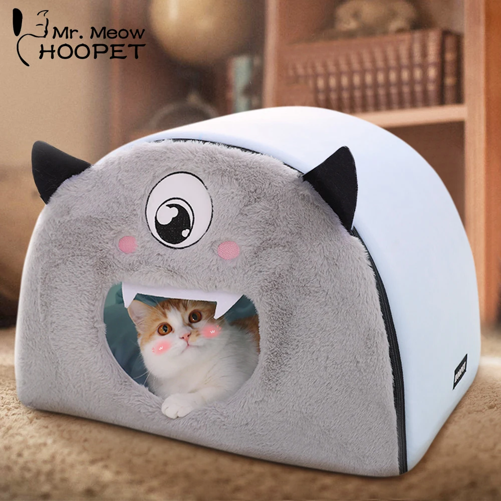 Hoopet Забавный домик для кошек палатка скамья питомник подушка корзина кровать