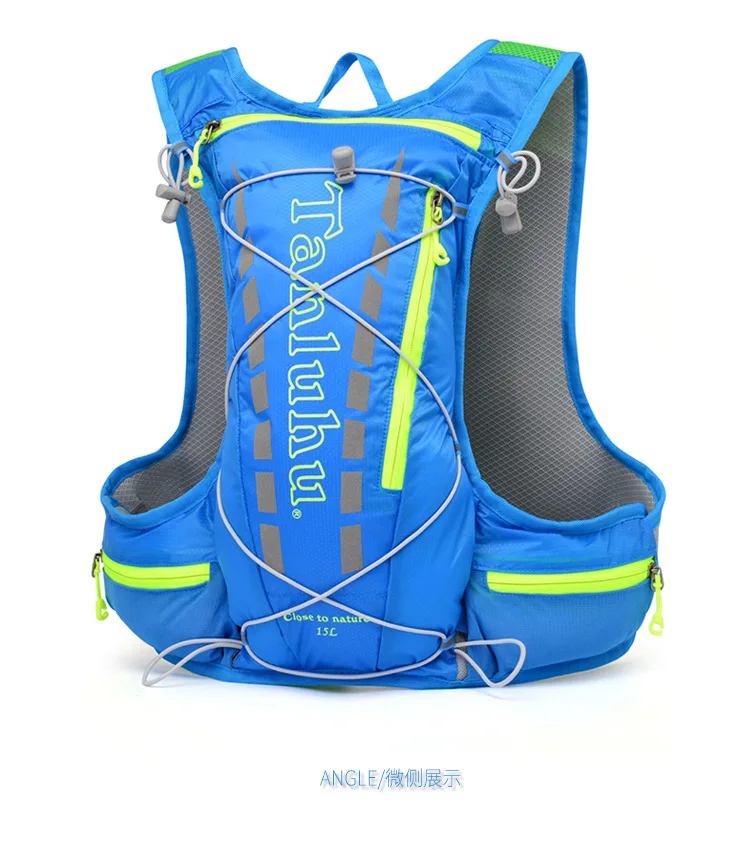 Lightweight Running Hydration Vest Backpack 15L Outdoor Trail Running Marathon Cycling Climbing Hiking Outdoor Sport Bag Pack XL