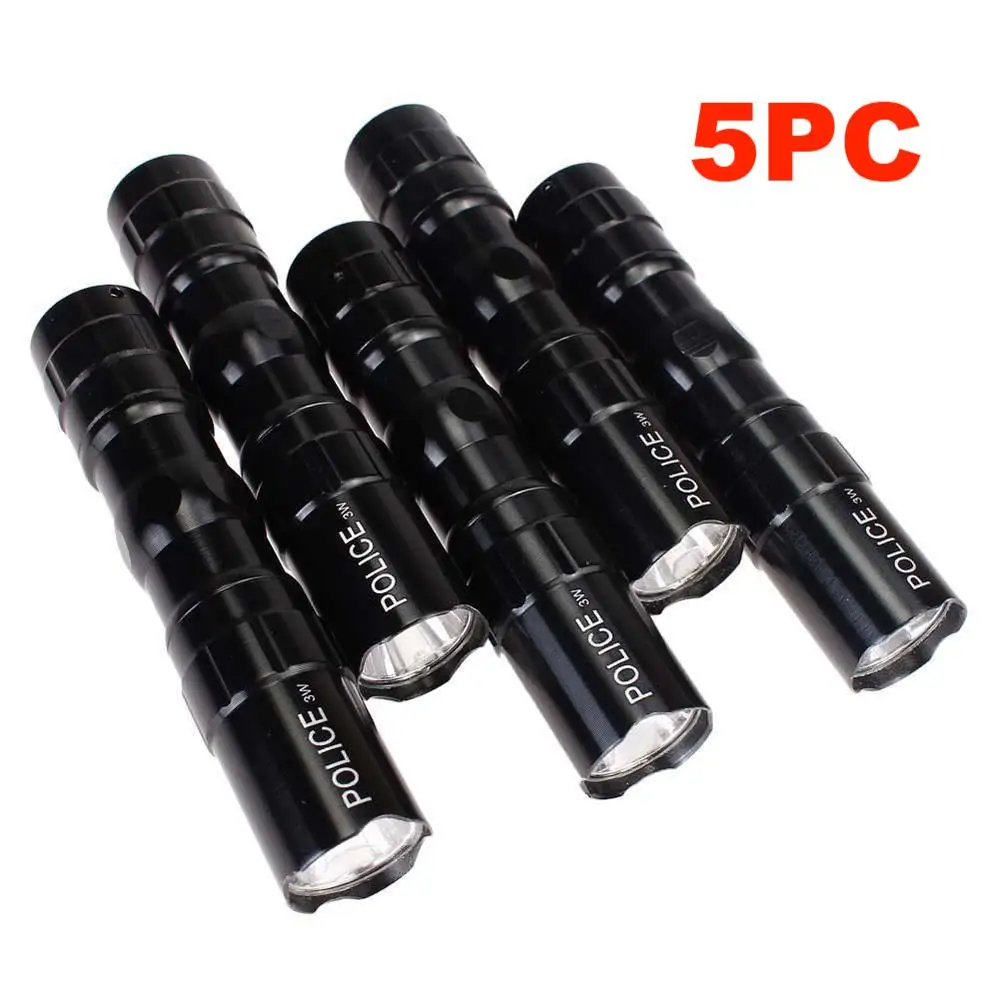 5 шт. водонепроницаемый фонарик 3 Вт|Фонарики и осветительные приборы| |