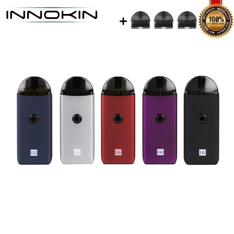 Оригинальный Innokin EQ Pod Kit 800 мАч встроенный аккумулятор мод с 2 мл распылитель для