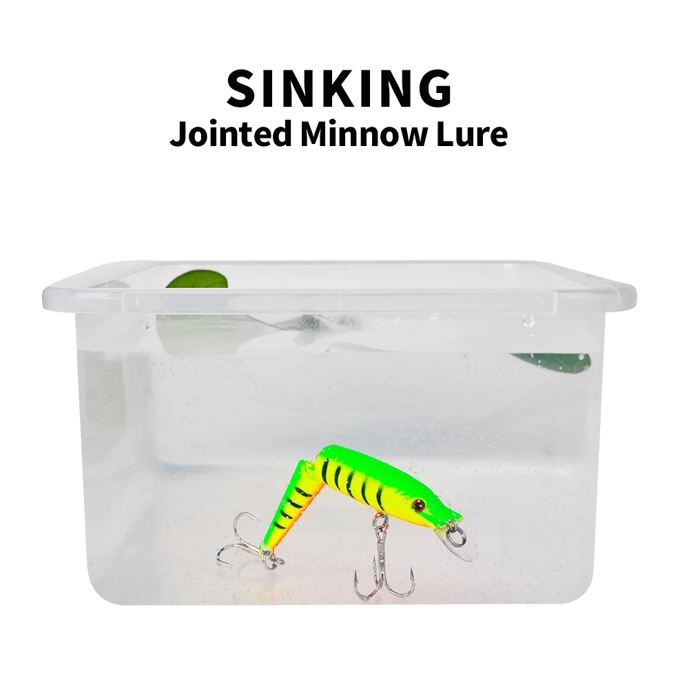 VALHALLA 1PC Jointed Minnow Fishing Lure 0.32oz 4.13&quot Hard Aritificial Bait Sinking Wobblers Trout Carp Swimbait Tackle | Спорт и