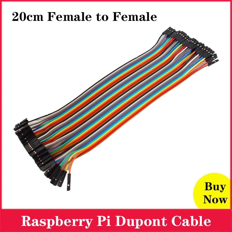Кабель Dupont для Raspberry Pi 20 см мама Мама 4B 3B 3 B + Orange Pi|Компьютерные кабели и разъемы| |