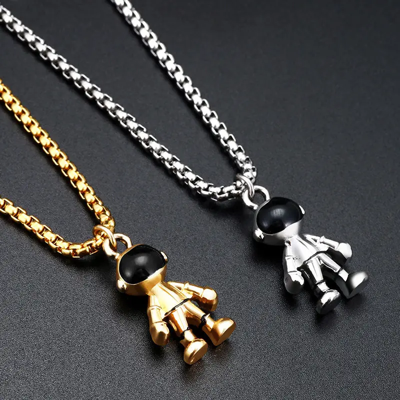 

Женское серебряное ожерелье с подвеской в стиле хип-хоп