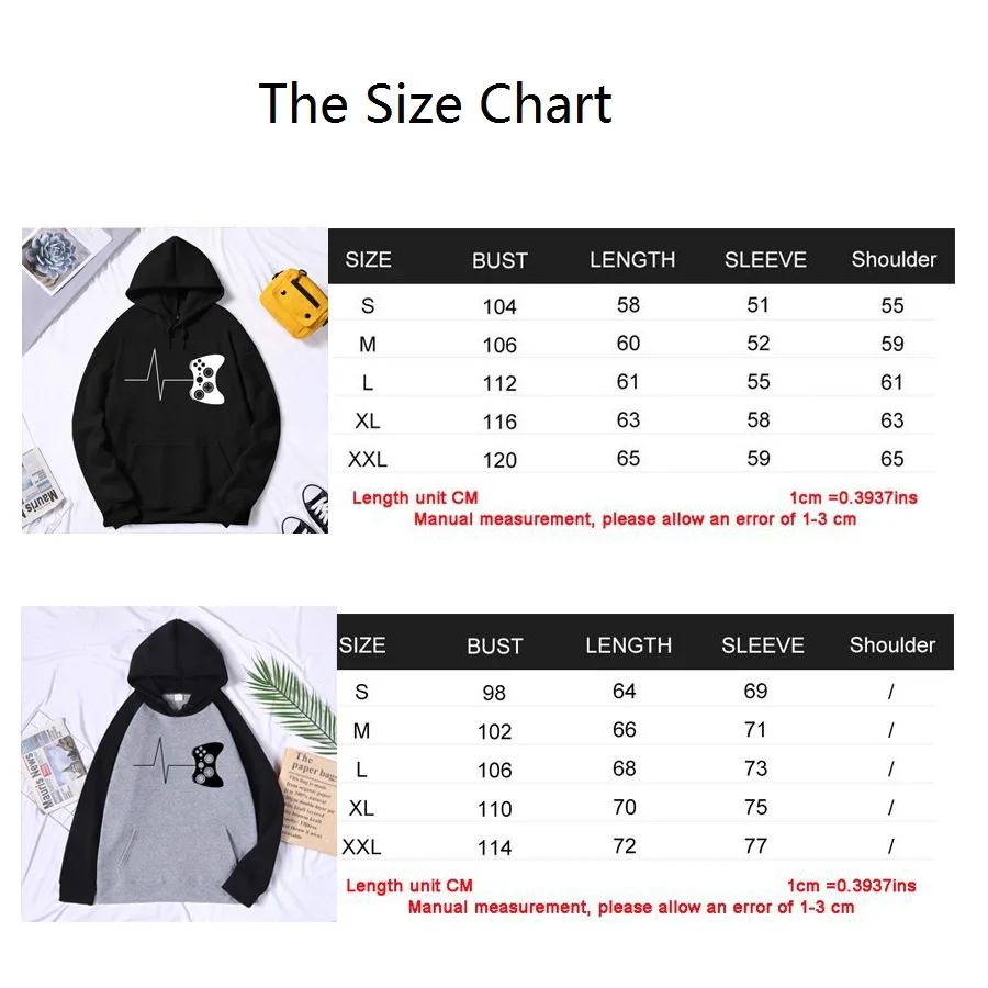 2021 men new arrival tracksuits Heartbeat of a gamer hoodies funny gaming hooded video game mma sweatshirts size S-2XL pullovers images - 6