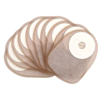 10 pcs colostomy bags disposable stoma bag comfortable non woven no leak ostomy bags adults colostomy bag supplies