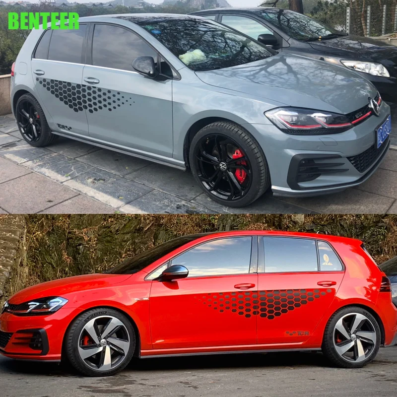 

2pcs 1lot MK6 MK7 Car body sticker for volkswagen golf6 golf7 golf7.5