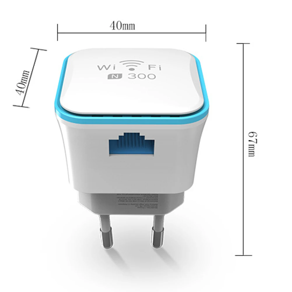Wi Fi расширитель диапазона мини беспроводной 300 Мбит/с ретранслятор Ethernet порт