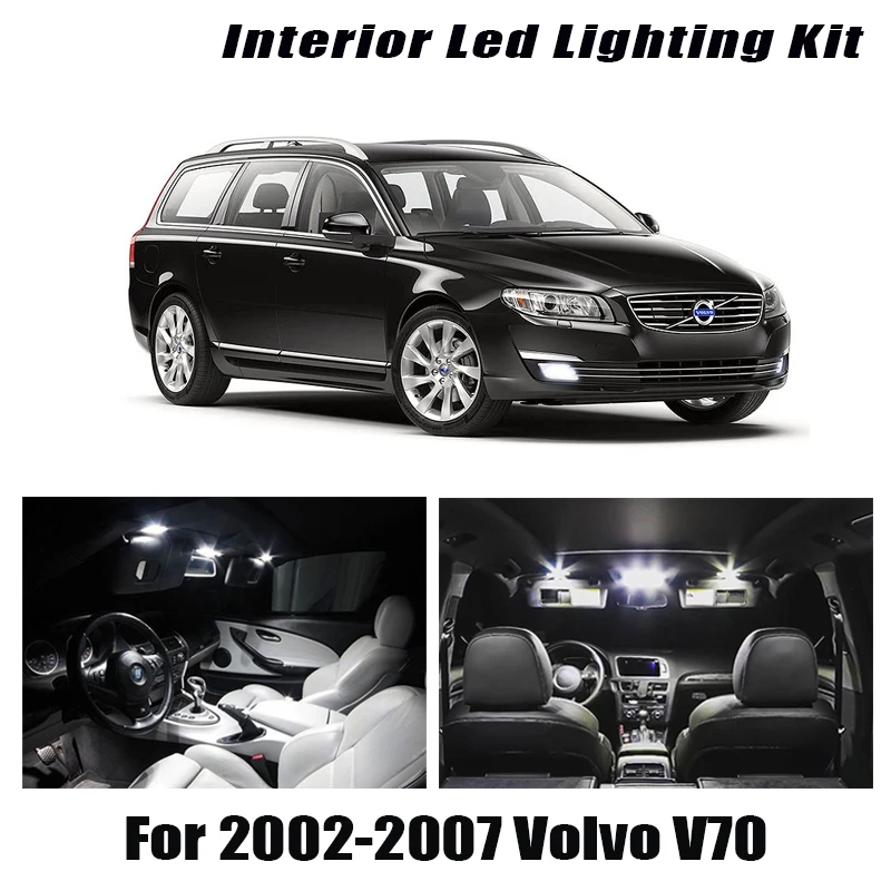 3 лампочки белые светодиодные с Canbus интерьер светильник комплект подходит для