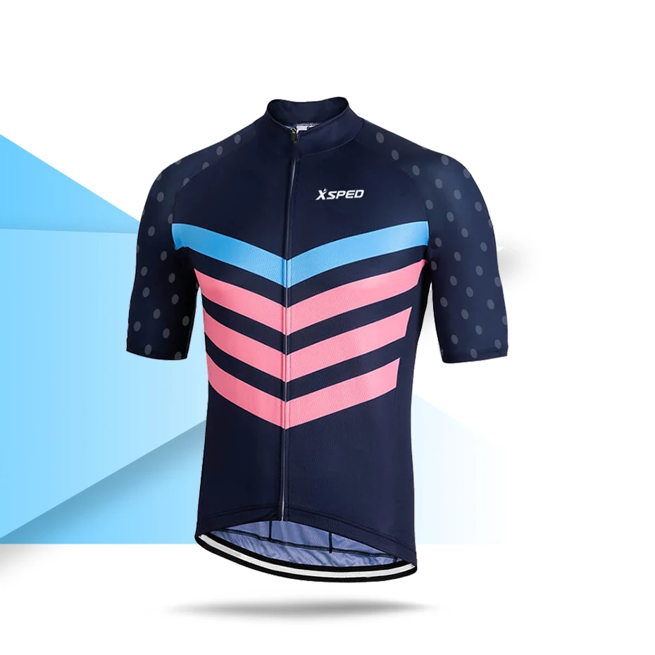 Футболка мужская велосипедная с коротким рукавом дышащая быстросохнущая