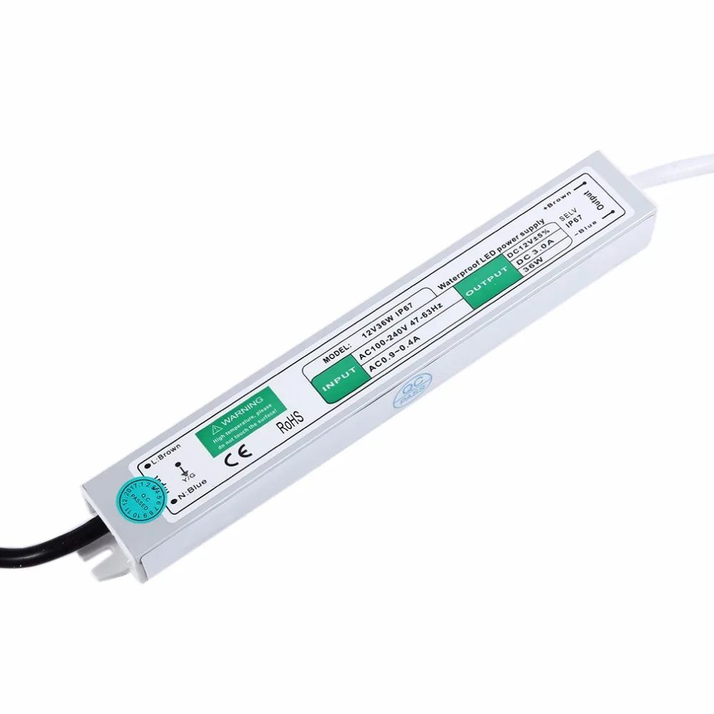 IP67 Водонепроницаемый Светодиодный источник питания электрическое оборудование