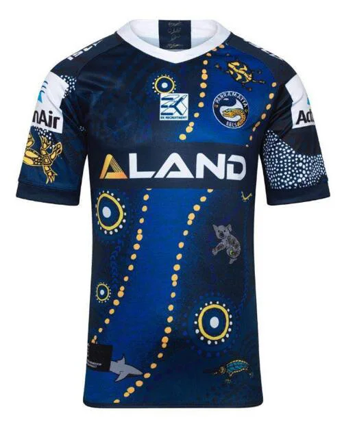 PARRAMATTA EELS MEN'S INDIGENOUS JERSEY size S-3XL
