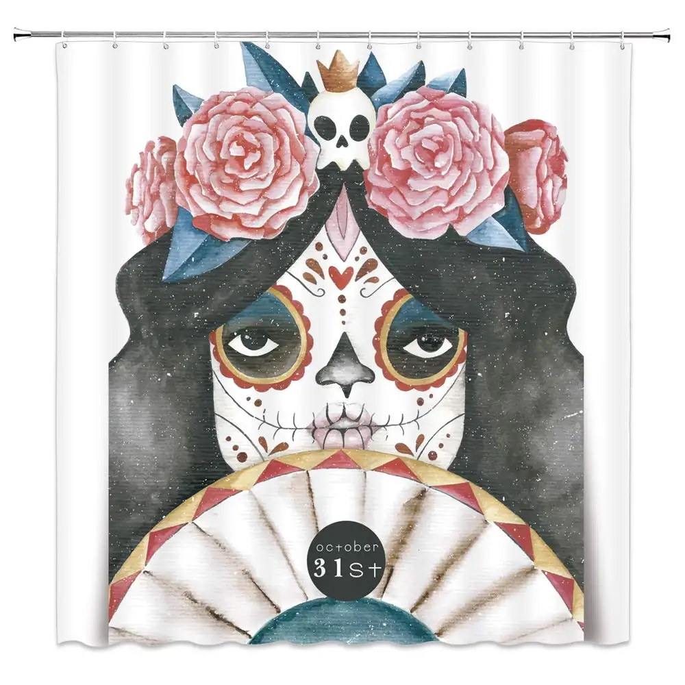 Маска с цветами черепом розовыми великолепная Акварельная маска пионами на тему