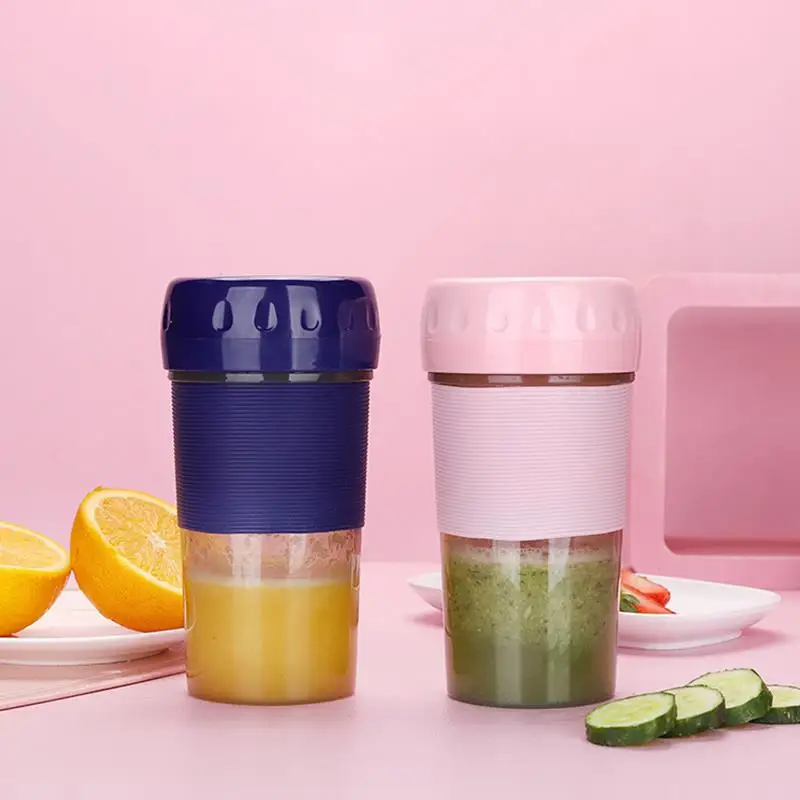 

300ML Portable Juicer Electric USB Rechargeable Smoothie Machine Mixer Juice Cup Maker Fast Blenders Food Processors