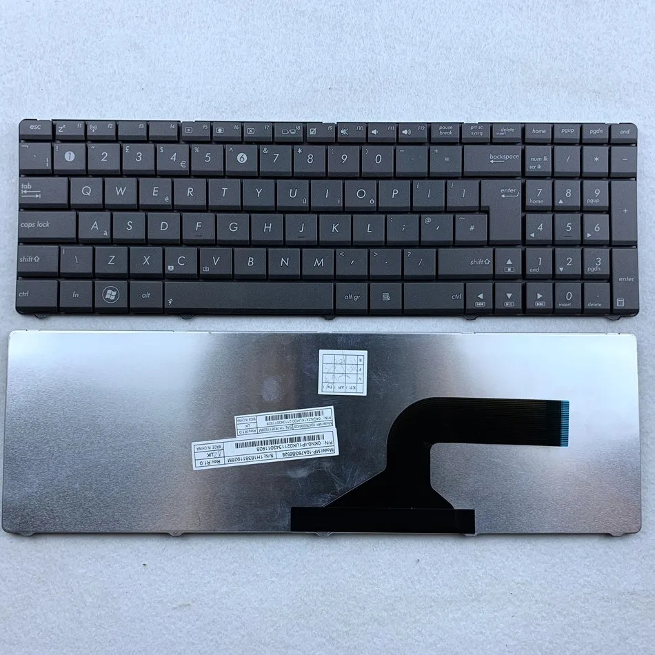 Великобритания турецкий Русский Арабский Клавиатура для ноутбука Asus N53 X53 X54H A52J A53