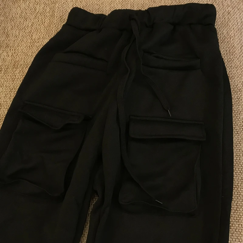 

Women's Red Stacked Sweatpants High Waist Tracksuits Y2K Harajuku Joggers Streetwear Mall Goth Cargo Pants 2021 Safari Trousers