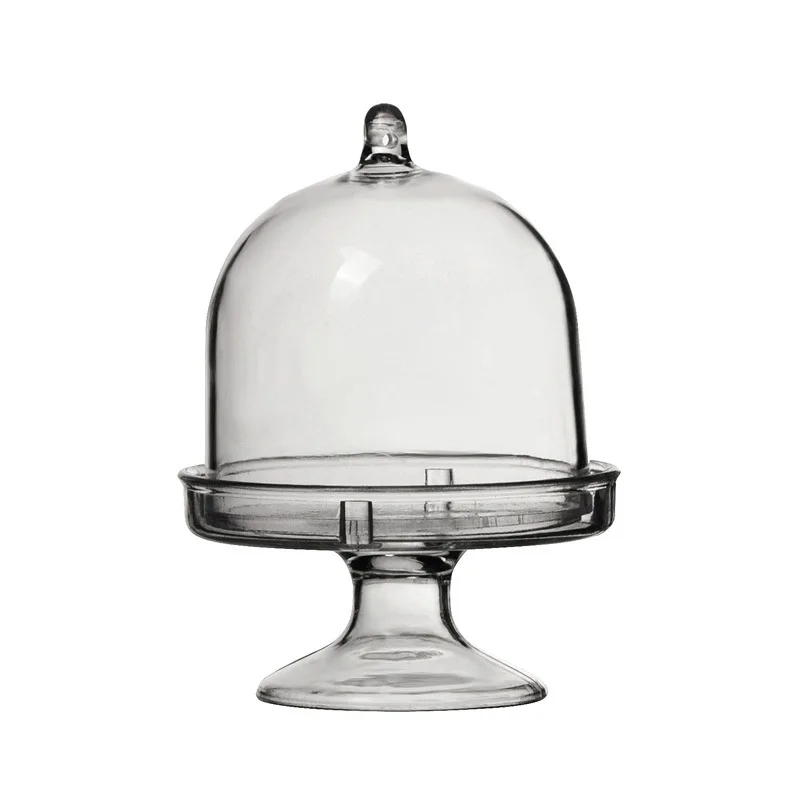 Креативная прозрачная пластиковая коробка для конфет закусок самодельный лоток