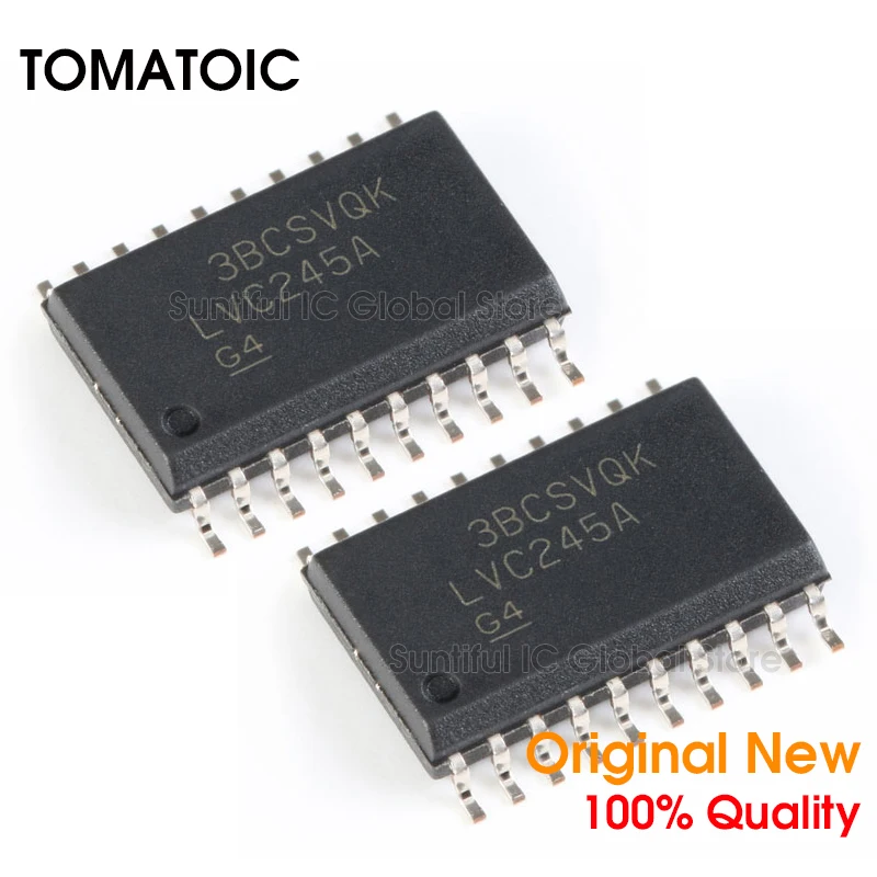 5PCS SN74LVC245ADWR SOP20 SN74LVC245A LVC245A SOP-20 Octal Bus Transceiver With 3-State Output | Электроника