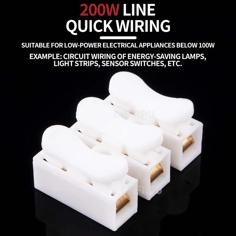 CH-2 CH-3 пружинный быстрый соединитель провода 2P 3P электрические обжимные клеммы