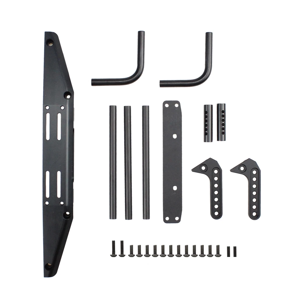 Передний металлический бампер MEREPACCOR регулируемый для гусеничного трактора 1/10 RC