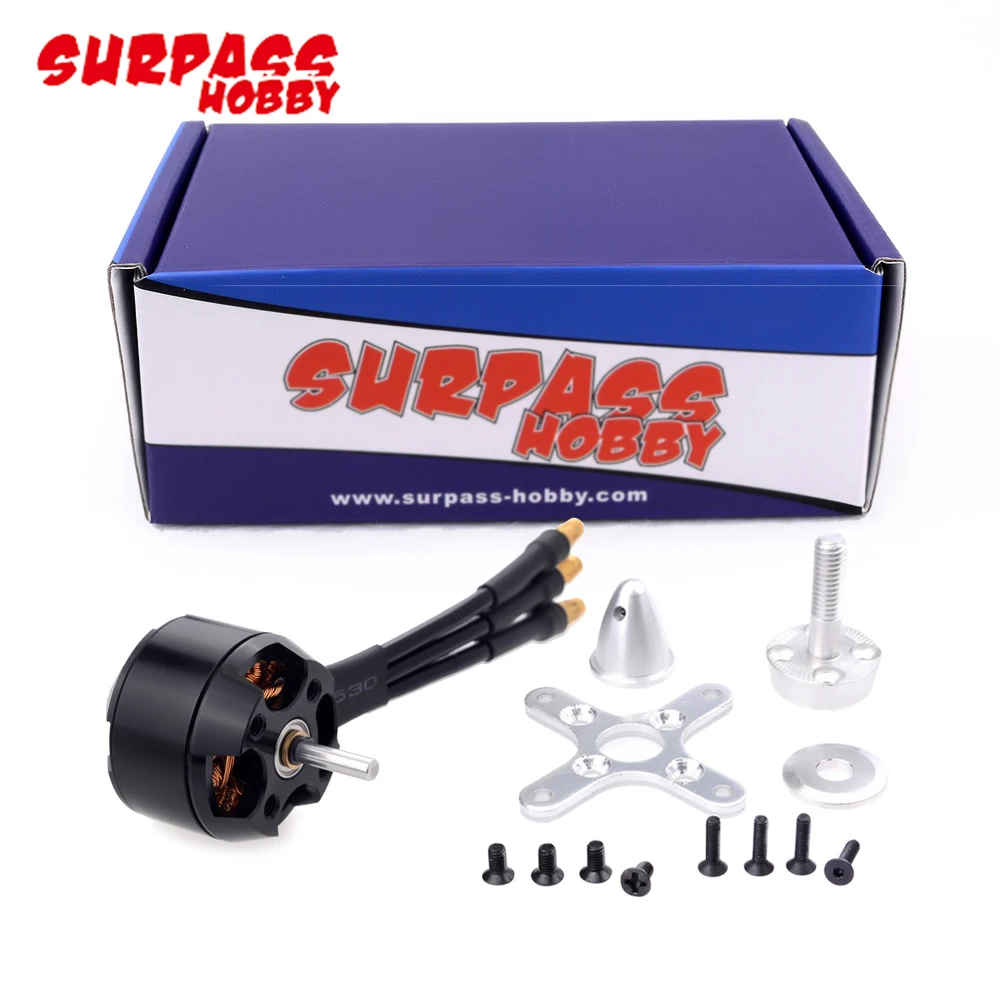 Surpass Hobby C2826 1000KV/1350KV/1900KV 14-полюса бесщеточный двигатель для RC Самолет с неподвижным крылом планер Warbirds самолета игрушки