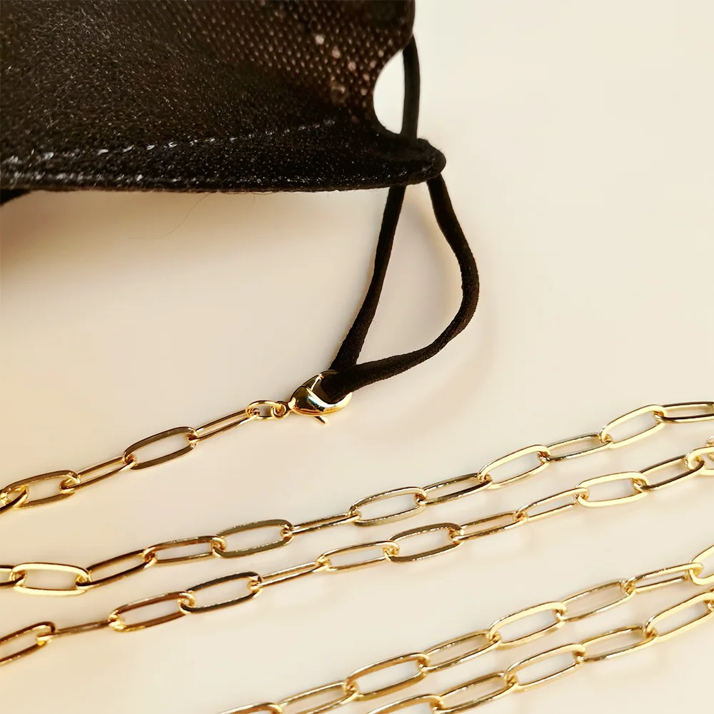 

Glasses Chain Metal Simple Fashion Hanging Neck Anti-Drop Mask Chain Glasses Lanyard Sunglasses Glasses Accessories