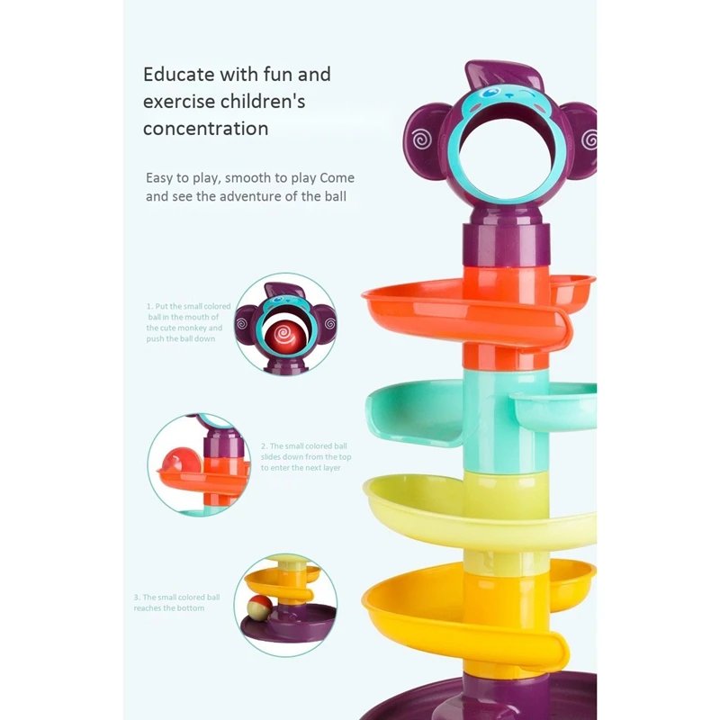 Детский игровой домик трек поворотный музыкальный мяч Детская Планерная башня