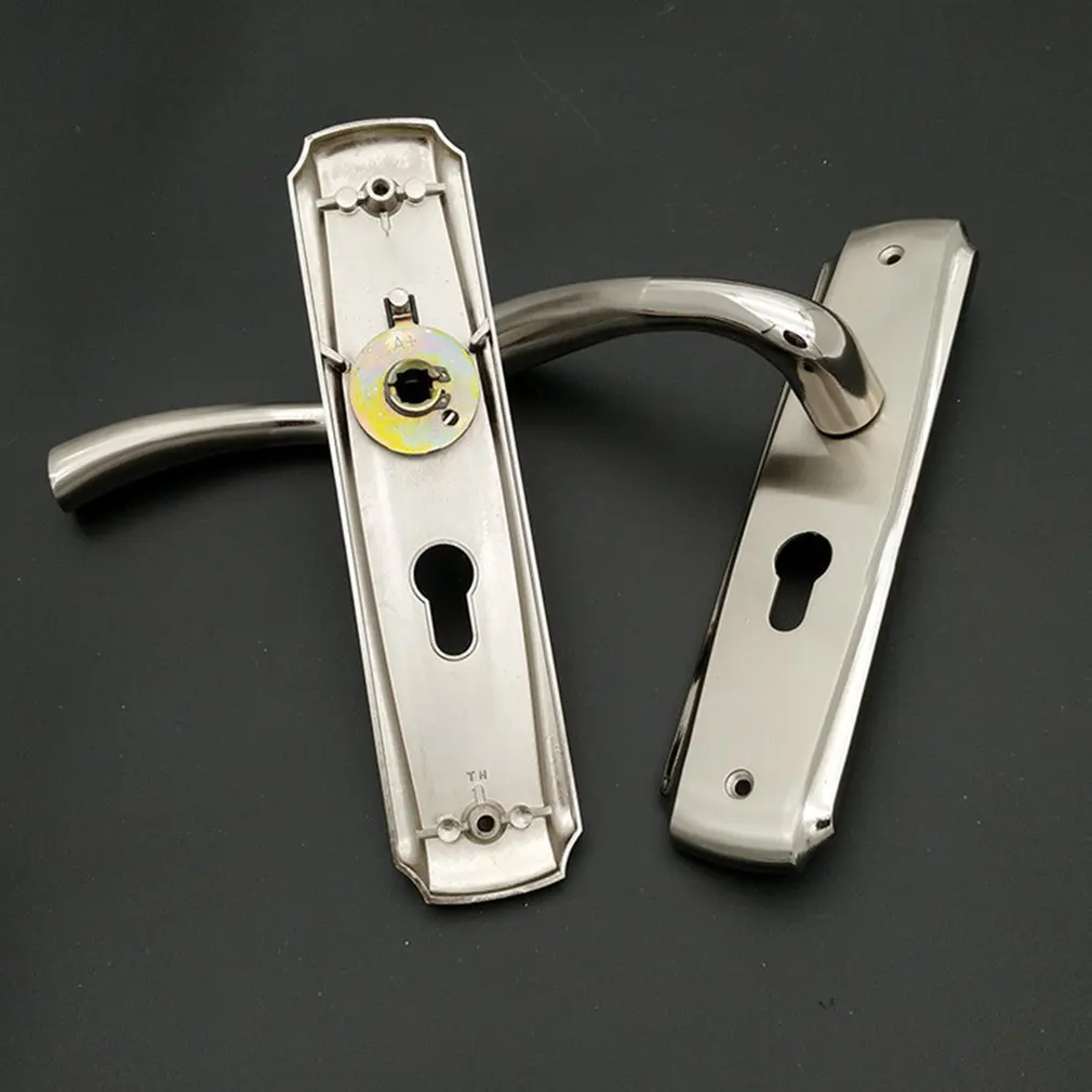 Простая дверная ручка цилиндр передняя и задняя защелка Домашняя безопасность с