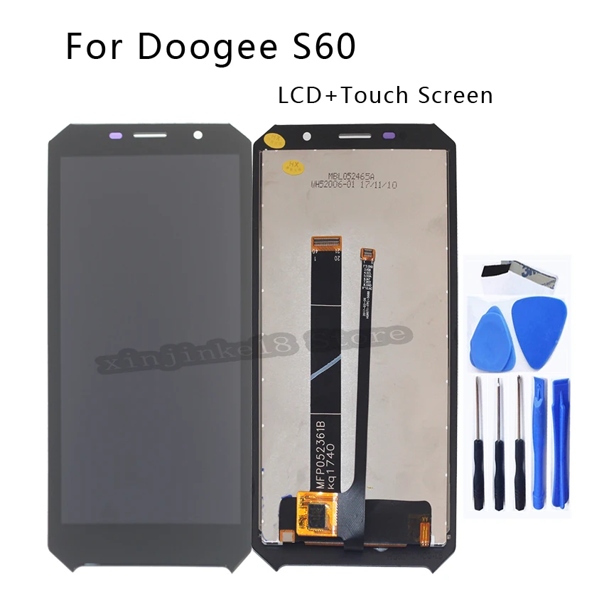 

For Doogee S60 S60 Lite LCD Display Touch screen digitizer Accessories Assembly For Doogee S60 Display Phone Parts Repair kit