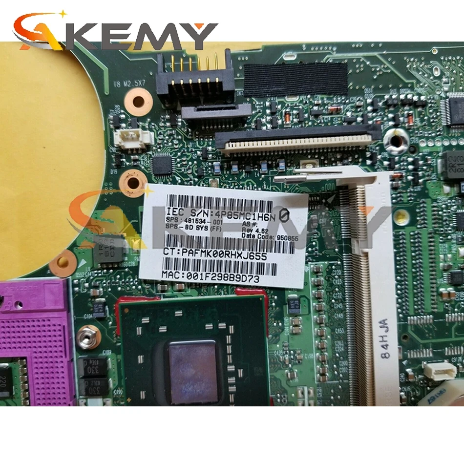 

446904-001 446904-601 For HP 6510B Laptop motherboard GM965 DDR2 Notebook Mainboard