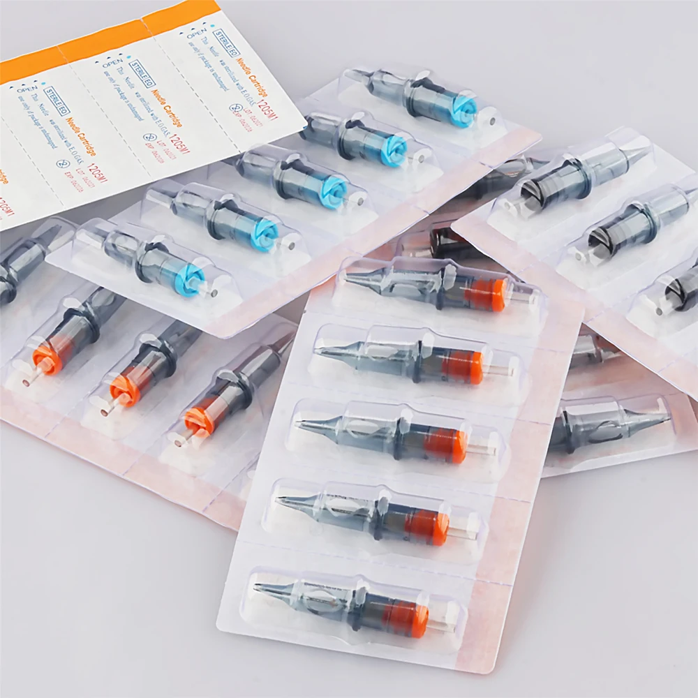 Картридж тату-иглы RL RS RM M1 Одноразовые стерилизованные безопасные тату-товары 10