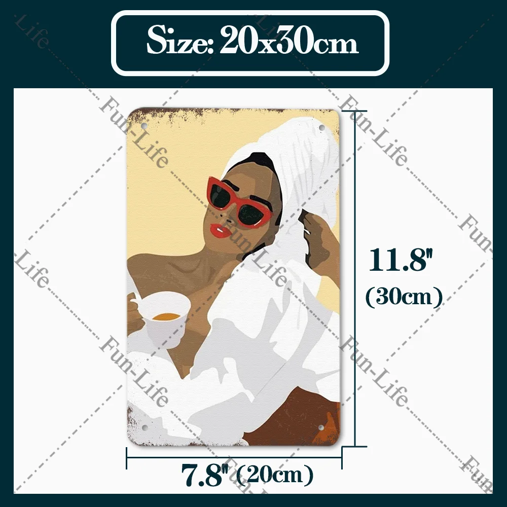 Винтажная металлическая вывеска для йоги жестяная живопись в стиле ретро