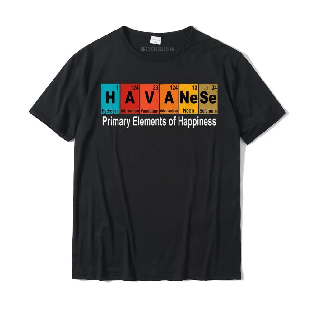 

Vintage Havanese Dog Science Funny Periodic Table Pet Gift T-Shirt Brand New Man Tops Shirts Custom T Shirt Cotton Printed