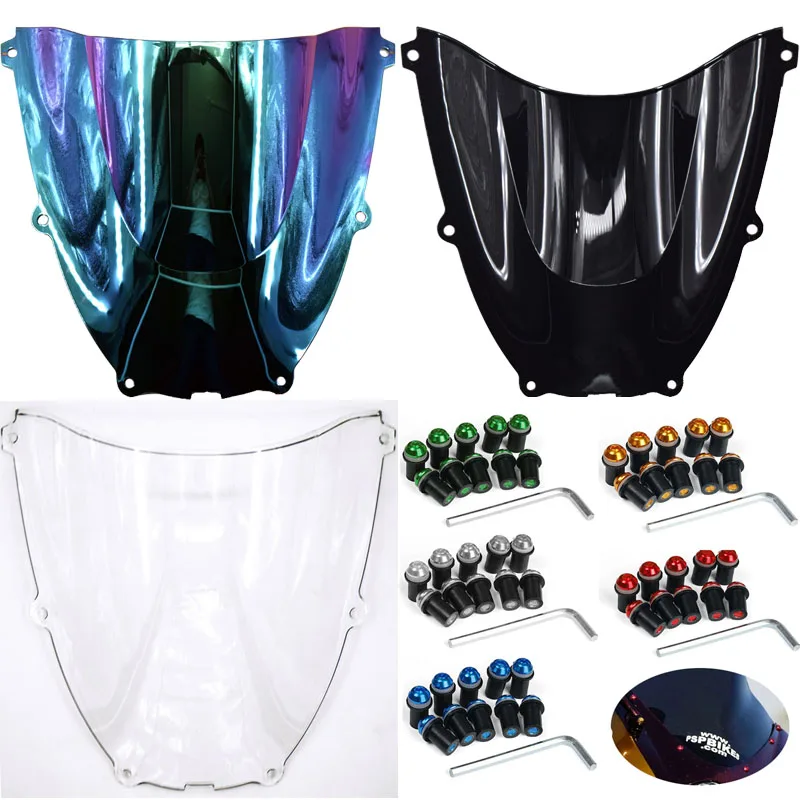 

Motorcycle For Yamaha YZF 600 1999 2000 2001 2002 2003 2004 2005 2006 2007 YZF600 Double bubble Injection windshield windscreen