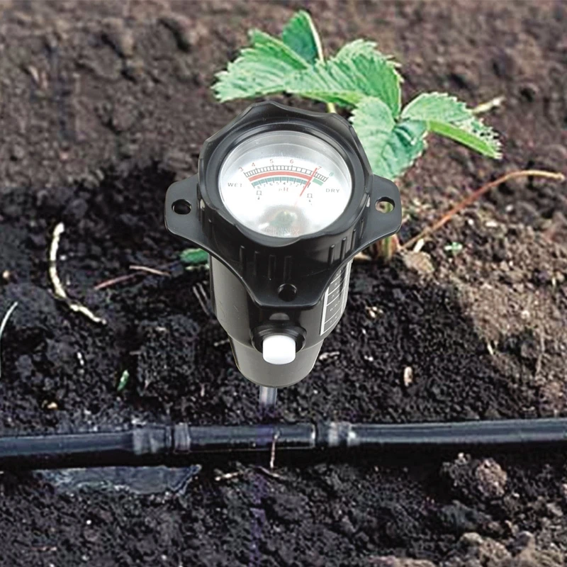 

Two-in-one Long Probe Type Soil Detector Soil Humidity/PH Value Detection Meter Soil Moisture Tester for Plant Vegetables Garden