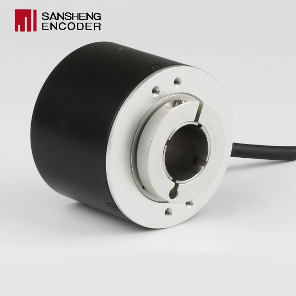 

20mm hole 14 bit 1000Hz RS485 optical absolute grey code encoder