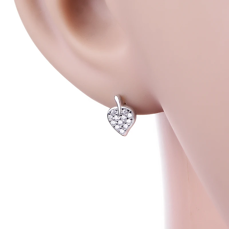 Женские серьги-гвоздики из серебра 2020 пробы с фианитами | Украшения и аксессуары