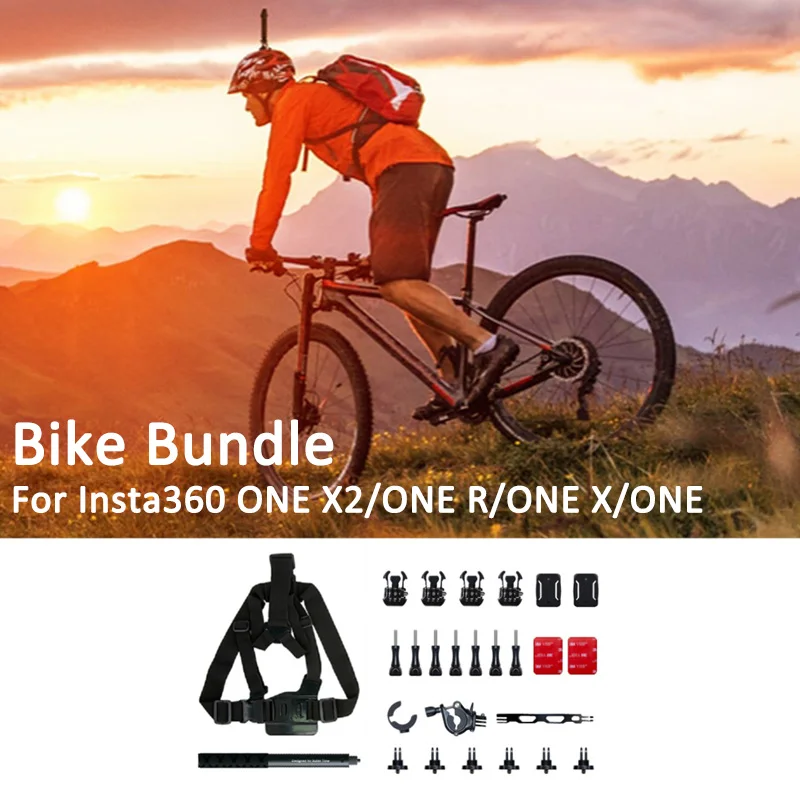 Монопод для селфи Insta360 ONE X2/ONE R комплект езды на мотоцикле и велосипеде аксессуары