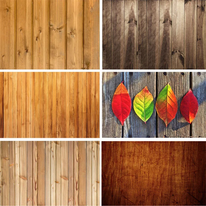 

Vinyl Custom Photography Backdrops Wooden Planks Theme Photography Background 200526HY-002