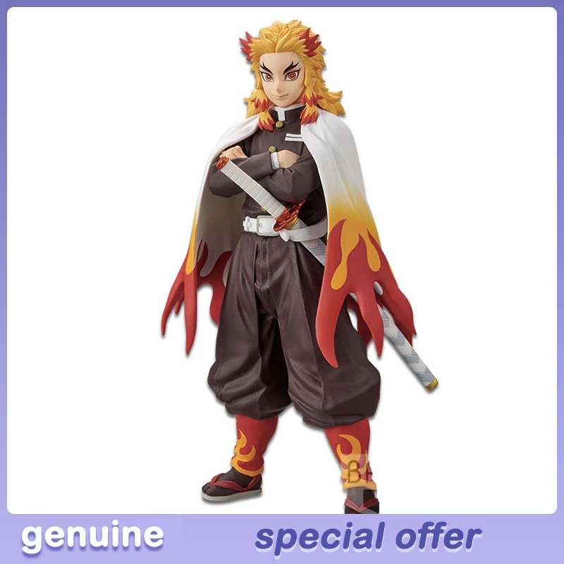 

Original Rengoku Kyoujurou Anime Figure Model Kimetsu no Yaiba Toy Action Figures Demon Slayer Kisatsutai Vol.10 Figurine Statue