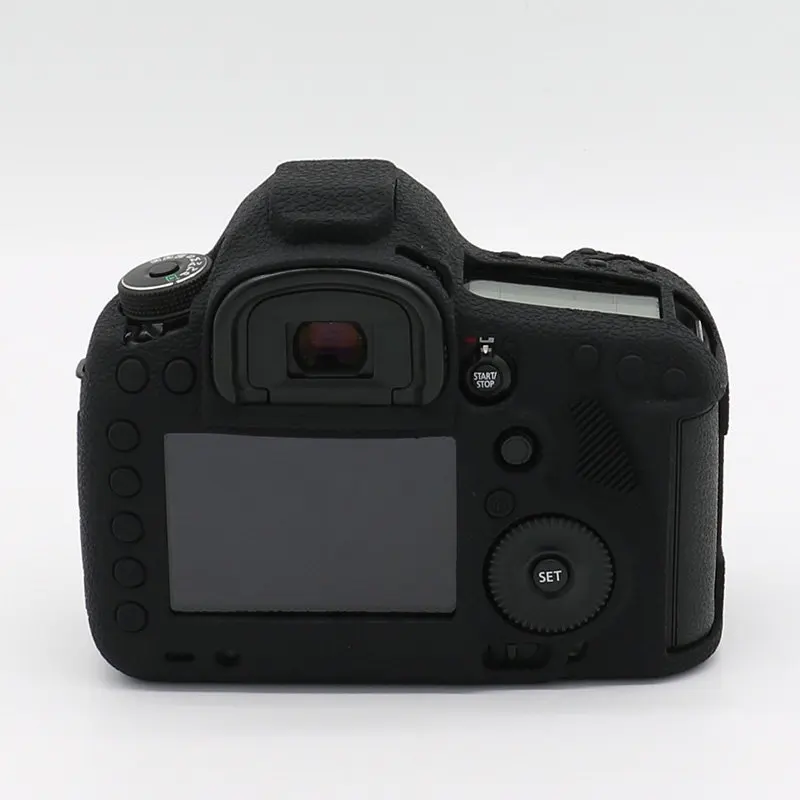 Силиконовые Камера чехол для цифровой однообъективной зеркальной камеры Canon EOS R 1300D T6 M50 5D II III IV 5D3 5D4 4000D T100 800D T7i 6D II 6D2 80D 200D 250D SL2 SL3 750D