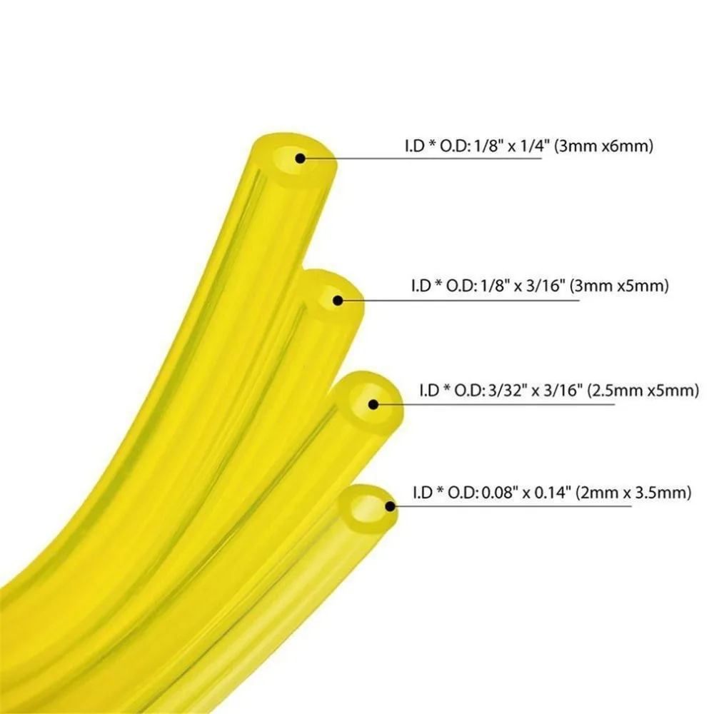 4pcs 1.8m Fuel Line Hose Lubricant Tubing for Weedeater Chainsaw Engines Set Replacement Kit Petrol Gas Pipe | Автомобили и