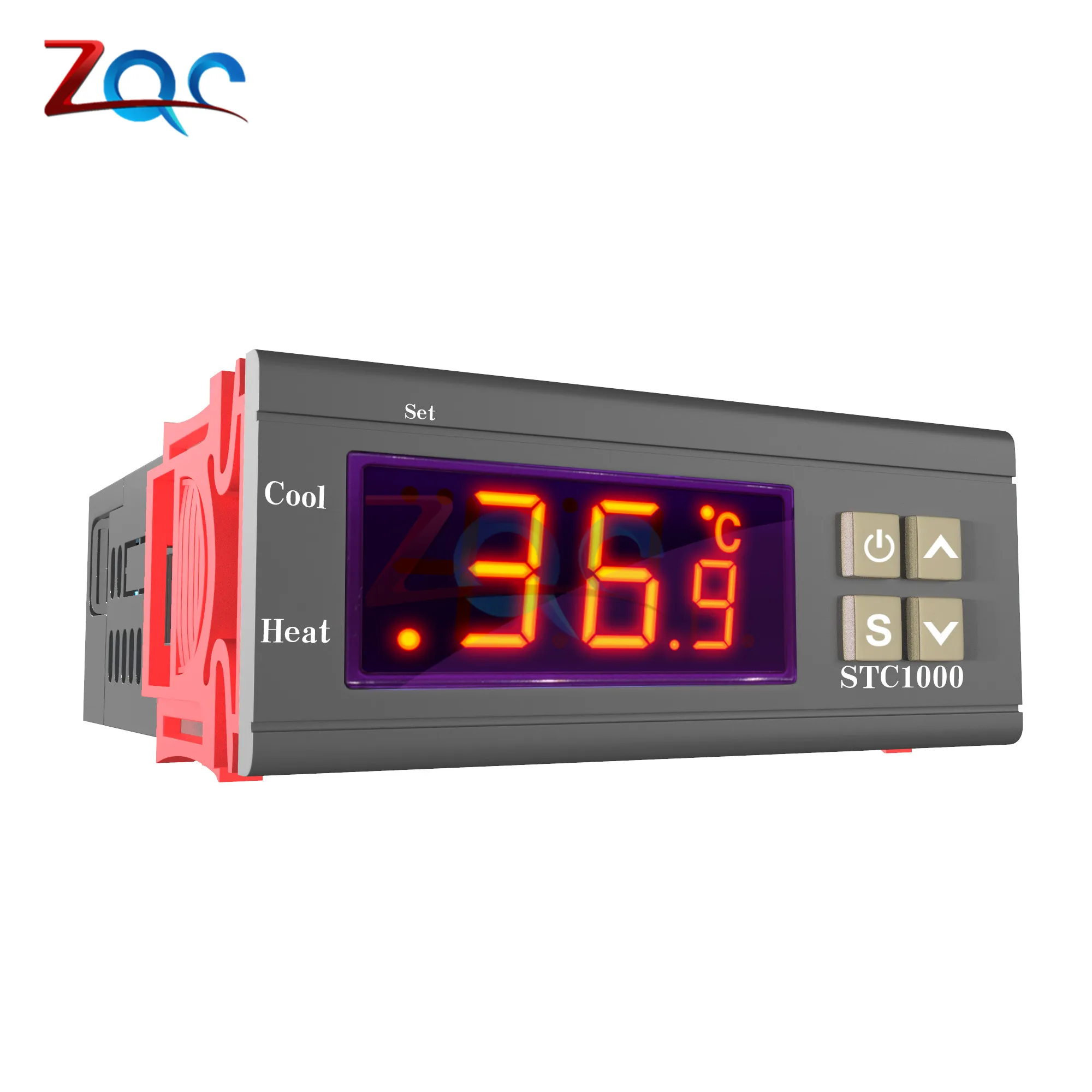 STC-1000 AC 110 V-220 V светодиодный цифровой регулятор температуры Терморегулятор термостат инкубатор метр Нагреватель Охладитель DC 12 V-72 V 24V