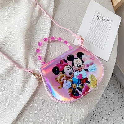 Disney лазерная сумка Детские Мультяшные Микки сумки с изображением мыши Tote модная сумка через плечо мультяшная сумка через плечо сумки-мессенджеры - Цвет: 4