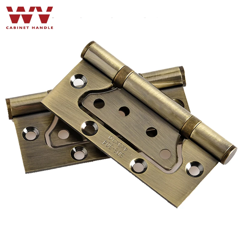 WV Античная бронзовые шарниры дверь шкафа декоративные петли для ящиков прочные 1