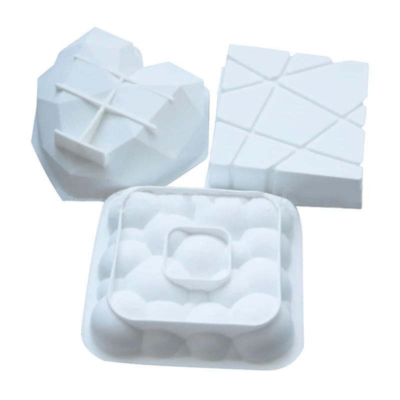 15 шт. силиконовые формы муссы с сердечками 3D шоколадные десертные для торта