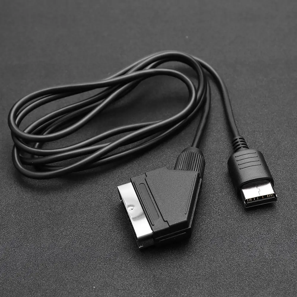 Кабель Scart RGB 1 8 м кабель SCART TV AV Lead Real Cable игровой сменный соединительный 6 футов для