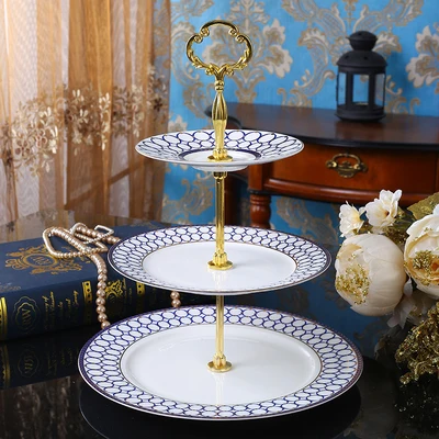 Европейский многослойный фруктовый десерт стол Гостиная Творческий трехслойная